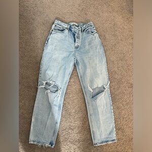 Abercrombie and Fitch The Dad High Rise Jeans